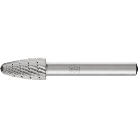 PFERD TOOLS HSS Frässtift Baumform H Ø 10x20mm Schaft-Ø 6 mm Z 3 universal mittel fein Spanbrecher