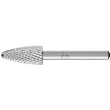 PFERD TOOLS HSS Frässtift Baumform H Ø 12x25 mm Schaft-Ø 6 mm Z 3 universal mittel fein Spanbrecher