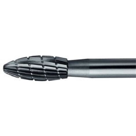PFERD TOOLS HSS Frässtift Flammenform B Ø 16x35 mm Schaft-Ø 6 mm Z 3 universal mittel fein Spanbrecher