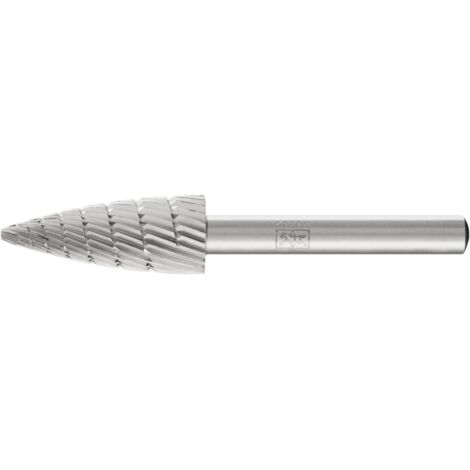 PFERD TOOLS HSS Frässtift Spitzbogenform K Ø 12x30mm Schaft-Ø 6 mm Z 3 universal mittel fein Spanbrecher