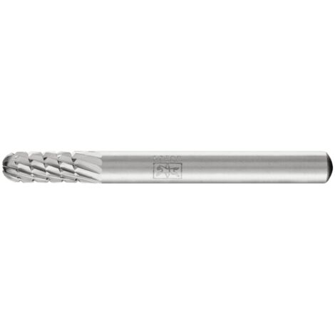 PFERD TOOLS HSS Frässtift Walzenrundform C Ø 06x16 mm Schaft-Ø 6 mm Z 3 universal mittel fein Spanbrecher