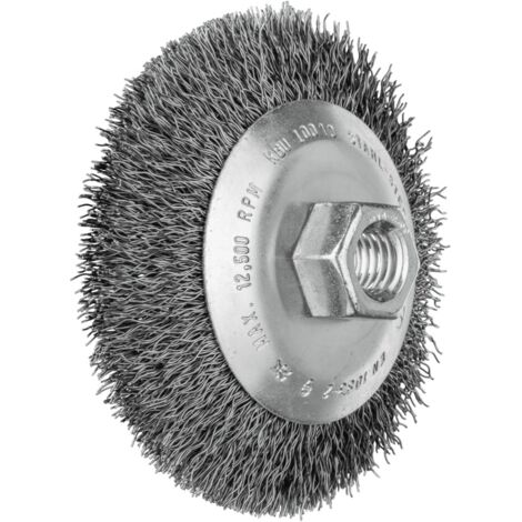 PFERD TOOLS Kegelbürste ungezopft KBU Ø 100x10mm M14 Stahl-Draht-Ø 0,35 mm Winkelschleifer (1)