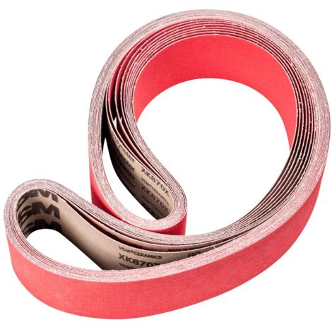 PFERD TOOLS Keramikkorn Schleifband BA 75x2000mm CO-COOL80 für Edelstahl-Schliff mit Bandschleifer 10 Stk