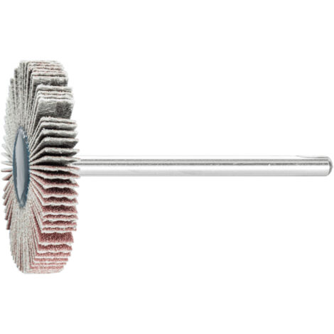 PFERD TOOLS Korund Fächerschleifer F Ø 30x5 mm Schaft-Ø 3 mm A240 für Feinschliff und Finish 10 Stk