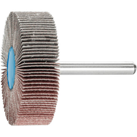 PFERD TOOLS Korund Fächerschleifer F Ø 50x15 mm Schaft-Ø 6 mm A150 für Feinschliff und Finish 10 Stk