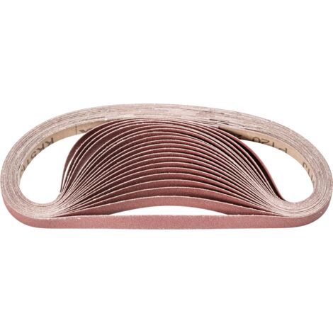 PFERD TOOLS Korund Schleifband BA 12x520mm A120 für universelle Anwendung mit Bandschleifer (100) 100 Stk