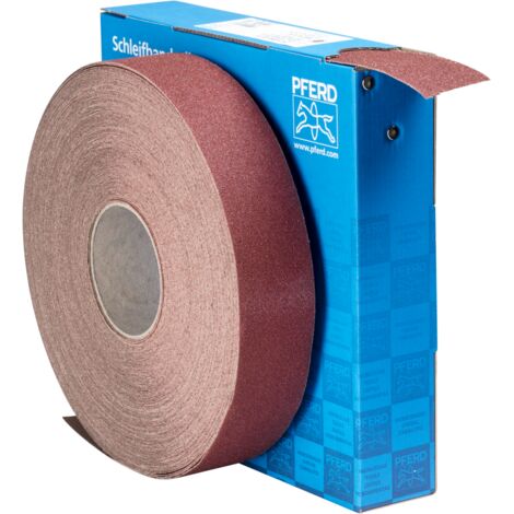 PFERD TOOLS Korund Schleifbandrolle Gewebe SBR Breite 50mmxLänge 50m A60 für universelle Anwendung