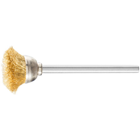 PFERD TOOLS Miniatur- Topfbürste TBU Ø18 mm Schaft-Ø3 mm Messing-Draht-Ø0,10 10 Stk