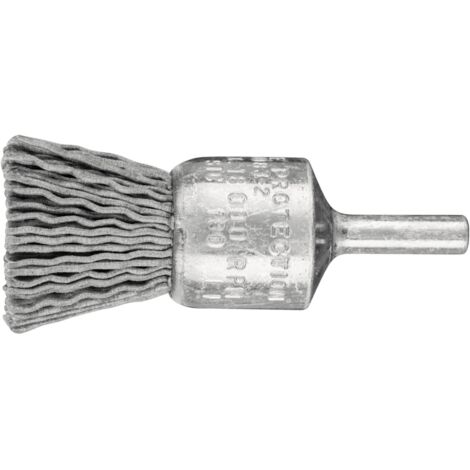 PFERD TOOLS Pinselbürste ungezopft PBU Ø20mm Schaft-Ø6 mm SiC-Filament-Ø0,90 Korn 180