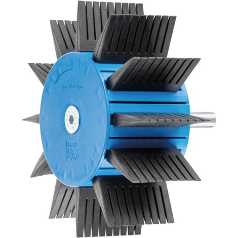 PFERD TOOLS POLIFLAP Schleifrad Ø 170x60mm Schaft-Ø 12 mm zum Herstellen von Oberflächenstrukturen