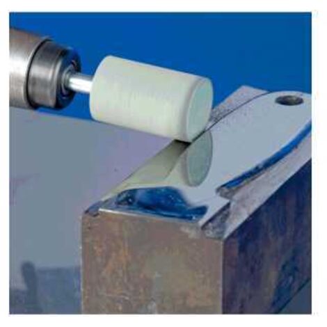 PFERD TOOLS Poliflex Schleifstift Zylinderform Ø 15x30mm Schaft-Ø 6 mm Bindung PUR Weich SIC150 10 Stk