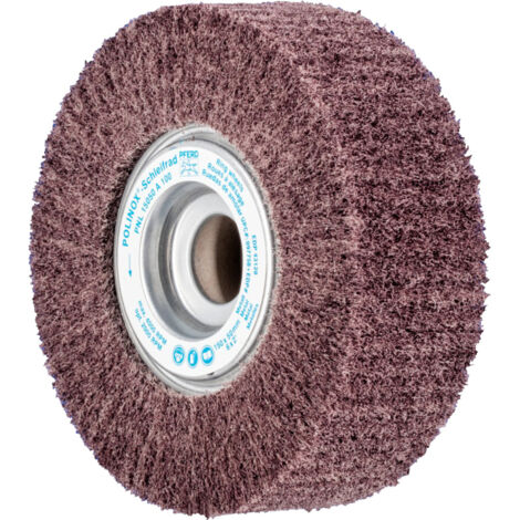 PFERD TOOLS POLINOX Vlies-Schleifrad PNL Ø 150x50mm Bohrung-Ø 25,4 mm A100 für Feinschliff und Finish