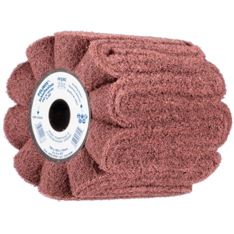 PFERD TOOLS POLINOX Vlies-Schleifwalze PNG Ø 100x100mm Keilnut 19 mm A280 für Feinschliff und Finish