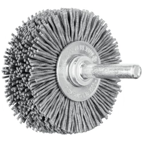 PFERD TOOLS POS Rundbürste ungezopft RBU Ø50x15 mm Schaft-Ø6 mm SiC-Filament-Ø0,90 Korn 180