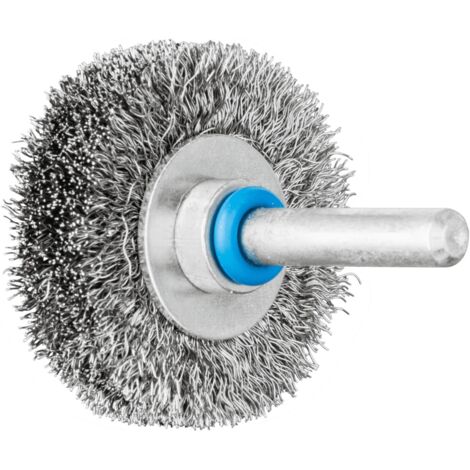 PFERD TOOLS Rundbürste ungezopft RBU Ø40x9 mm Schaft-Ø6 mm Edelstahl-Draht-Ø0,20