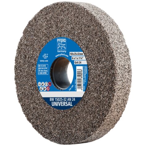 PFERD TOOLS Schleifbockscheibe Ø 150x25 mm Bohrung-Ø 32 mm A24 für universelle Schleifaufgaben