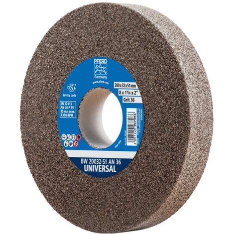 PFERD TOOLS Schleifbockscheibe Ø 200x32 mm Bohrung-Ø 51 mm A36 für universelle Schleifaufgaben