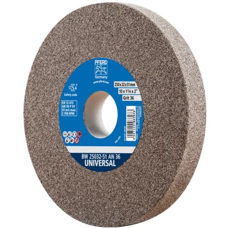 PFERD TOOLS Schleifbockscheibe Ø 250x32 mm Bohrung-Ø 51 mm A36 für universelle Schleifaufgaben