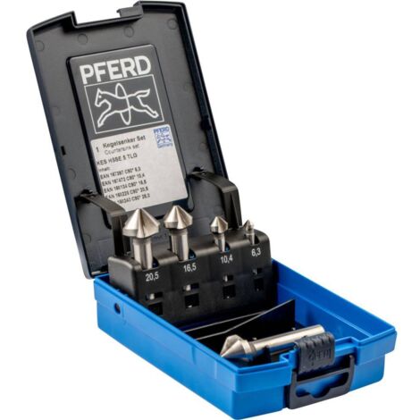 PFERD TOOLS SET KES HSSE DIN 335 C90° 5 25202156 Jeu de fraises coniques HSS 1 pc(s)