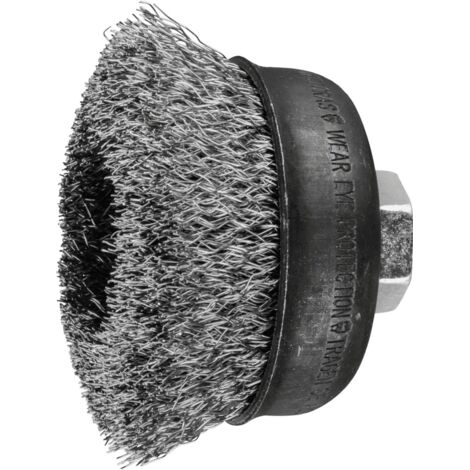 PFERD TOOLS Topfbürste ungezopft TBU Ø75 mm M14 Edelstahl-Draht-Ø0,30 Winkelschleifer