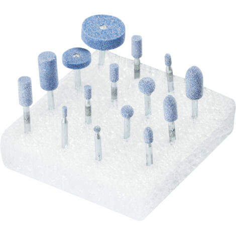 PFERD TOOLS TOUGH Schleifstift-Set 15-tlg. Schaft-Ø 3 mm CO80 für schwer zerspanbare Werkstoffe
