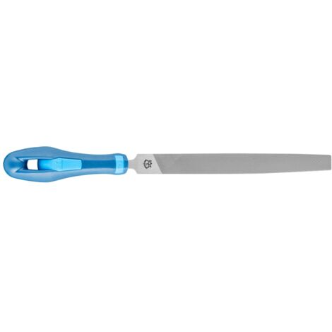 PFERD TOOLS Werkstattfeile mit Heft Flachspitz 150mm Hieb 1 für grobe Zerspanung, Schruppen