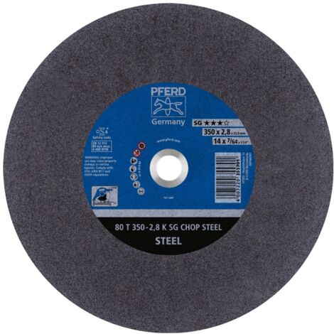 PFERD Trennscheibe Metallkreissäge T 350x2,8x32 mm Leistungs-Li. SG CHOP STEEL für Stahl