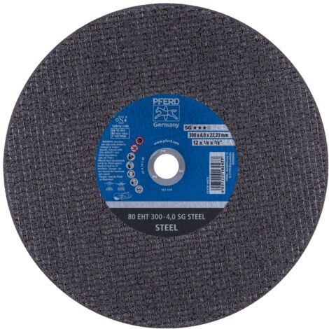 PFERD Trennscheibe Trennschleifer EHT 300x4,0x22,23 mm SG STEEL für Stahl (80 m/s)