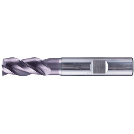 PFERD VHM Eckfräser lang 3 Schneiden Ø 12 mm 45° Fase TiAlN Schaft HB Universal Line Schruppen Schlichten Nuten