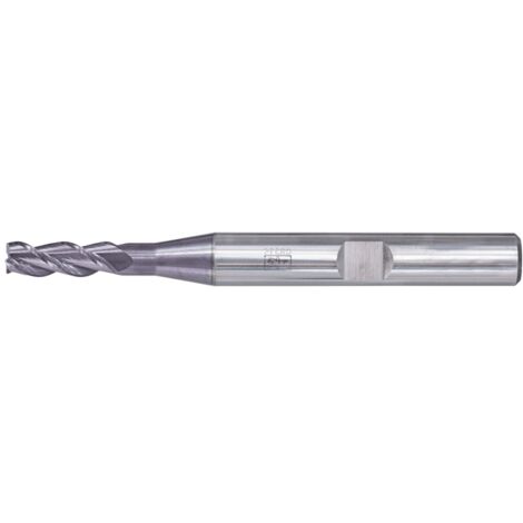 PFERD VHM Eckfräser lang 3 Schneiden Ø 4 mm 45° Fase TiAlN Schaft HB Universal Line Schruppen Schlichten Nuten