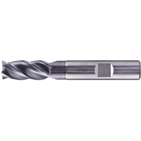 PFERD VHM Eckfräser lang 4 Schneiden Ø 12 mm 45° Fase TiAlN Schaft HB Universal Line Schruppen Schlichten Nuten