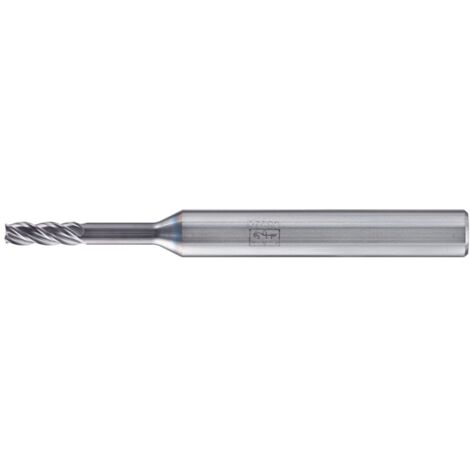 PFERD VHM Eckfräser lang 4 Schneiden Ø 3 mm 45° Fase TiAlN Schaft HA Universal Line Schruppen Schlichten Nuten