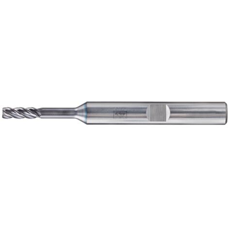 PFERD VHM Eckfräser lang 4 Schneiden Ø 3 mm 45° Fase TiAlN Schaft HB Universal Line Schruppen Schlichten Nuten