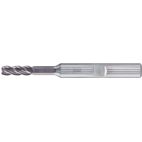 PFERD VHM Eckfräser lang 4 Schneiden Ø 4 mm 45° Fase TiAlN Schaft HB Universal Line Schruppen Schlichten Nuten