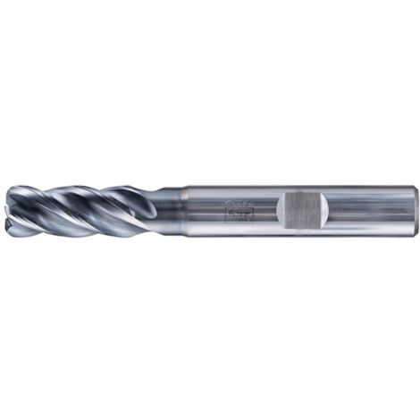 PFERD VHM Eckfräser lang 4 Schneiden Ø 8 mm Radius 1,5 mm TiAlN Schaft HB Universal Line Schruppen Schlichten Nuten