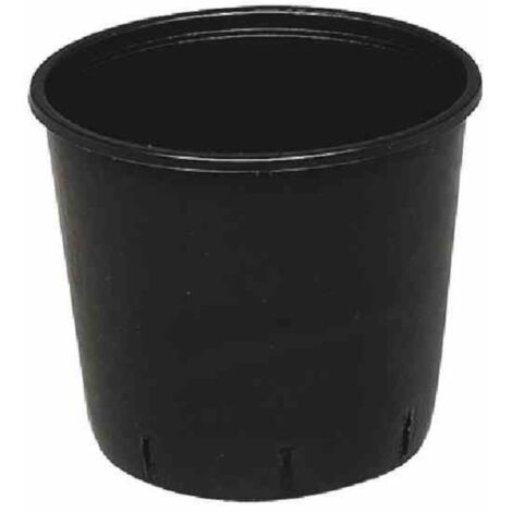 Pflanzcontainer schwarz 12 l 21 x 32 cm, gelocht