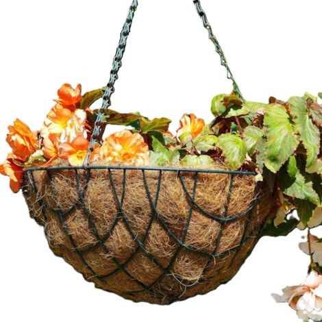 Pflanzeinlage für Pflanzkörbe und Blumenampeln 40cm Kokos-Einleger Kokosfaser