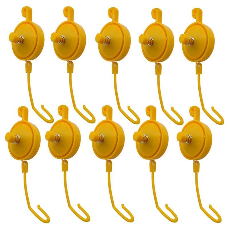 Image of Tlily - Pflanzen-Yoyo, Pflanzhänger mit Stopper, verstellbare Indoor-Unterstützung Yo (15 Stück)