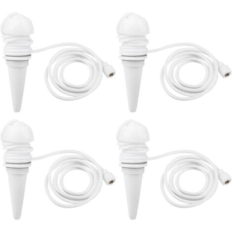Pflanzenbewässerungspfähle  Selbstbewässernder Pflanzeinsatz  Automatisches Pflanzenbewässerungsgeräte-Set  Automatische Bewässerungsspieße für Pflanzen, Höhe ca. 11 cm (4 Stück)