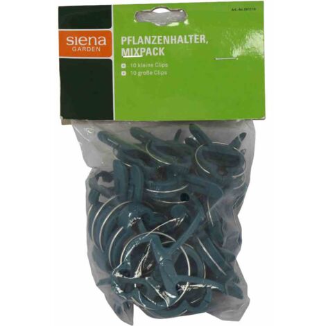 Pflanzenclips MixPack, 20 Stück 10 x groß und 10 x klein