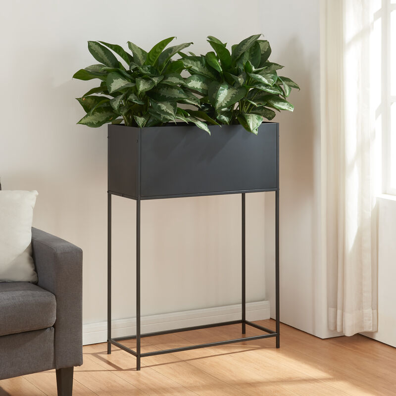 [en.casa] - Pflanzenständer Porsgrunn Metall 100x70x30 Cm