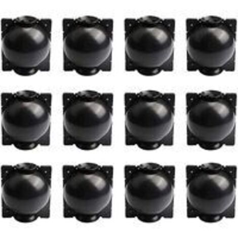 Pflanzenveredelungsbox, 4 Stück Pflanzenwurzelgerät, Hochdruck-Pflanzenbox, Vermehrungsschneideball für Gartenwachstum, Züchtung, Pfropfen (schwarz)