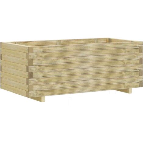 Pflanzkasten 100 x 50 x 40 cm Holz Rechteckig