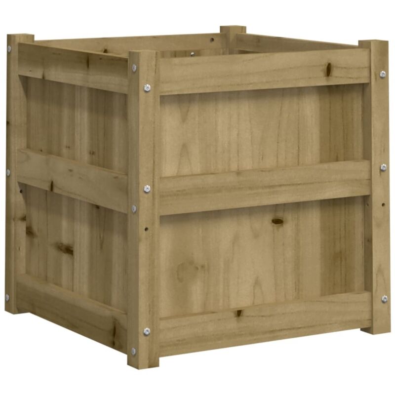 Pflanzkübel 50x50x50 Cm Kiefernholz Imprägniert Vidaxl 286288