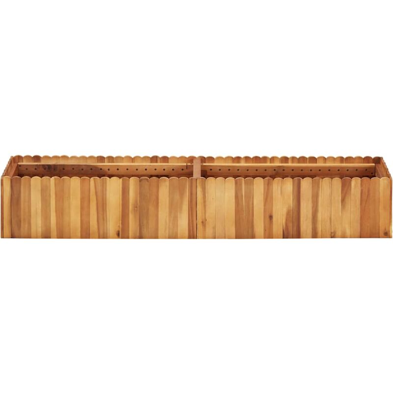 Garten-hochbeet 150x30x25 Cm Massivholz Akazie - Vidaxl
