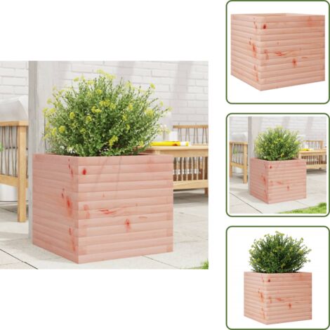 Pflanzkübel 50x50x45,5 cm Massivholz Douglasie - Hochbeet - Holzhäuser - Gartendekoration - Douglasie - Pflanzkübel