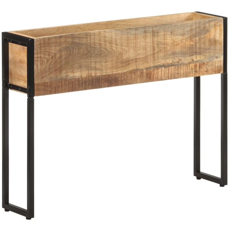 Pflanzkübel 90x20x68 Cm Raues Mangoholz - Vidaxl