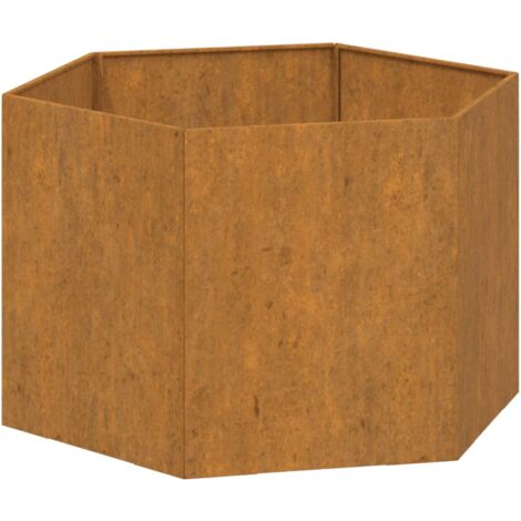 Pflanzkübel Rostig 60x60x45 cm Cortenstahl vidaXL