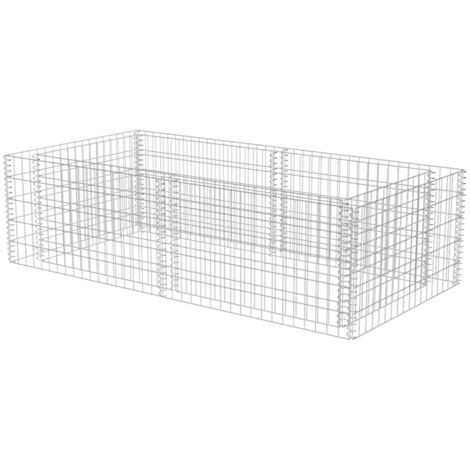 Pflanzkübel Steinkorb 180×90×50 cm