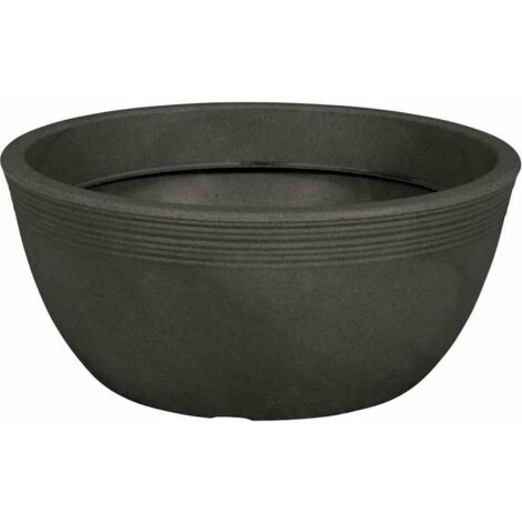 Pflanzschale MALAGA 38 anthrazit Ø 38 cm x 17 cm